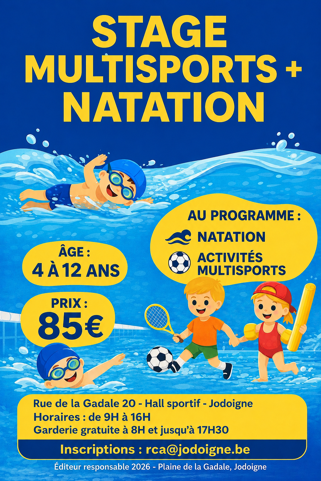 Stage multisports + natation